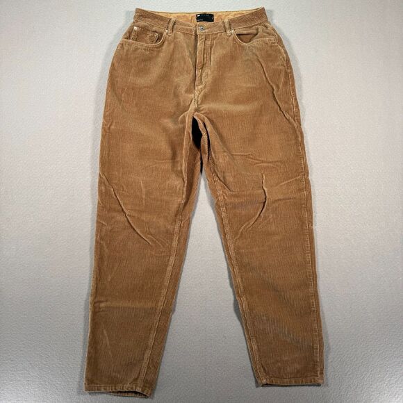 Asos Corduroy Pants Mens 32x32 Brown‎ Straight Leg Stretch Comfort Heavyweight - Picture 1 of 12